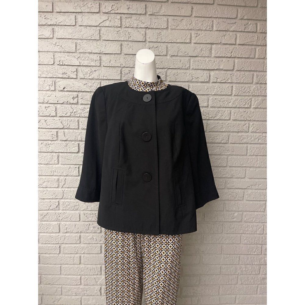 Isabella Black Blazer Size 14 NWOT